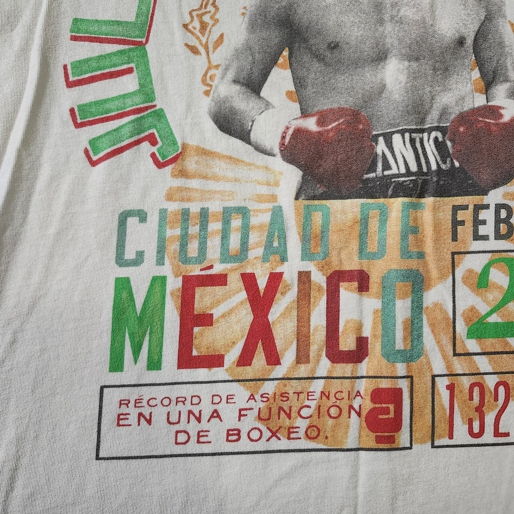 Roots Of Fight Julio Cesar Chavez Campeon Mexicano Boxing T-Shirt Size Medium - Picture 6 of 13